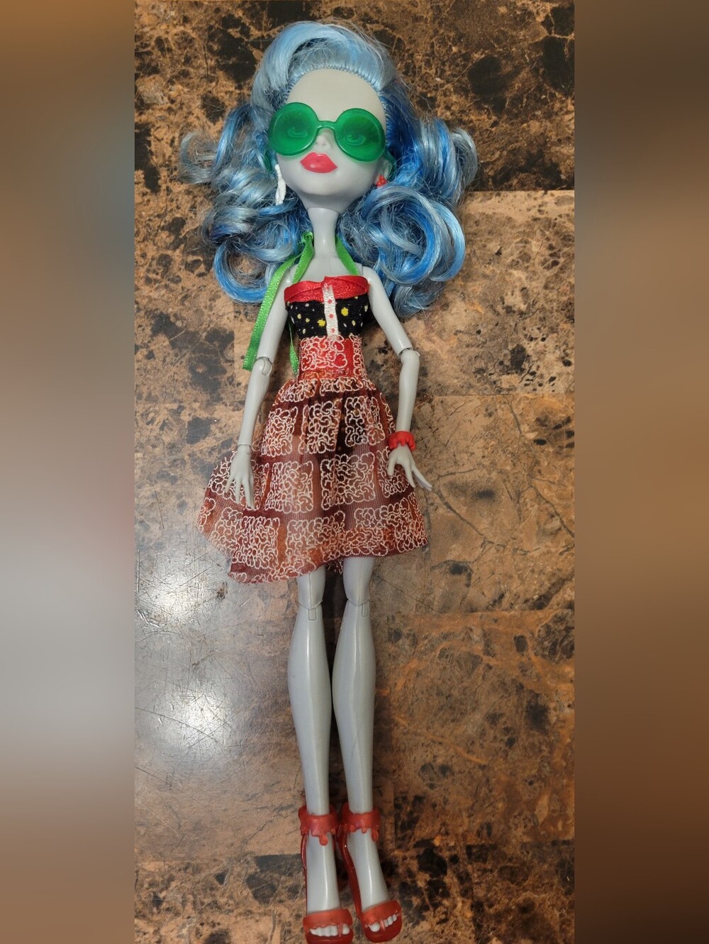 G1 Monster High Skull Shores Ghoulia Yelps GUC